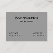 Wilde bloemkunst visitekaartje (Achterkant)