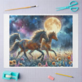 wilde-bloempaard tissuepapier (Craft)