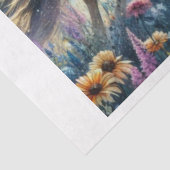 wilde-bloempaard tissuepapier (Detail)