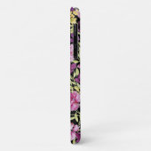 Wilde bloemperen paarse papaver iPhone case (Achterkant/links)