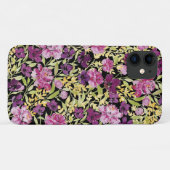 Wilde bloemperen paarse papaver iPhone case (Achterkant (horizontaal))