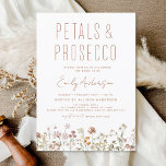Wilde bloempitten en Vrijgezellenfeest van Prosecc Kaart<br><div class="desc">Viel de bruid om te worden met een Vrijgezellenfeest van Wildflower Petals en Prosecco! Deze prachtige uitnodiging, die uitsluitend op Zazzle te vinden is, is voorzien van een prachtig ontwerp van wilde bloemen en een glas bubbly prosecco, perfect voor een lente- of zomerfeest. Met klantgerichte tekstgebieden, kunt u deze uitnodiging...</div>