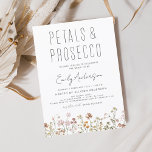 Wilde bloempitten en Vrijgezellenfeest van Prosecc Kaart<br><div class="desc">Viel de bruid om te worden met een Vrijgezellenfeest van Wildflower Petals en Prosecco! Deze prachtige uitnodiging, die uitsluitend op Zazzle te vinden is, is voorzien van een prachtig ontwerp van wilde bloemen en een glas bubbly prosecco, perfect voor een lente- of zomerfeest. Met klantgerichte tekstgebieden, kunt u deze uitnodiging...</div>