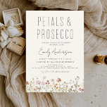 Wilde bloempitten en Vrijgezellenfeest van Prosecc Kaart<br><div class="desc">Viel de bruid om te worden met een Vrijgezellenfeest van Wildflower Petals en Prosecco! Deze prachtige uitnodiging, die uitsluitend op Zazzle te vinden is, is voorzien van een prachtig ontwerp van wilde bloemen en een glas bubbly prosecco, perfect voor een lente- of zomerfeest. Met klantgerichte tekstgebieden, kunt u deze uitnodiging...</div>