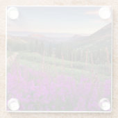 Wilde bloempitten | Gekreste Butte, Colorado Glazen Onderzetter (Achterkant)