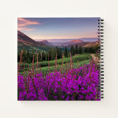 Wilde bloempitten | Gekreste Butte, Colorado Notitieboek (Achterkant)