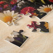 Wilde bloempitten legpuzzel (Zijkant)