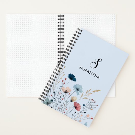 wilde-bloemspiraal notitieboek (Binnen)