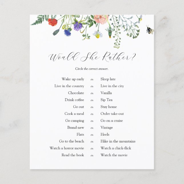 Wilde bloemvelden en bijen zouden ze een vrij spel (Voorkant)