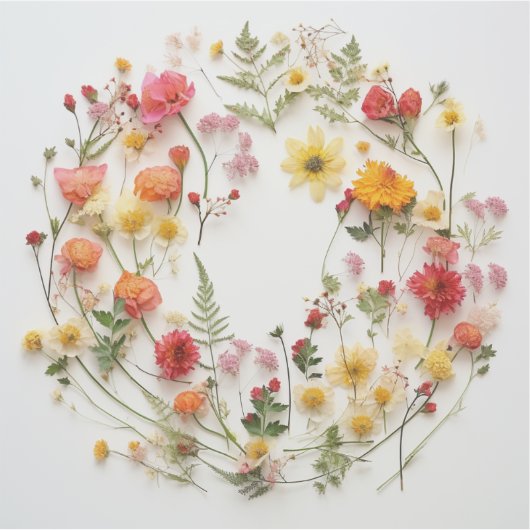 Wilde-bloemvoederregeling Sticker (Voorkant)