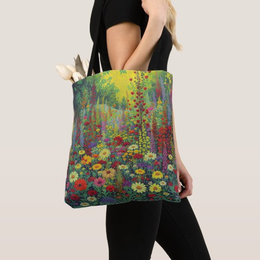 wilde-bloemweide-Canvas tas (Dichtbij)