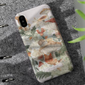 wilde-bloemzwam | Boho Autumn Forest-monogram Case-Mate iPhone Case