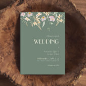 Wilde bloesem Deco in één keer Kaart