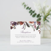 Wilde bloesem | Receptie invoegen Kaart (Staand voorkant)