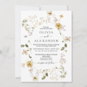 Wilde bloesem tuinbouwhuis Uitnodiging (Voorkant)