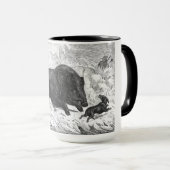 Wilde Boar Hunt Mok (Voorkant rechts)