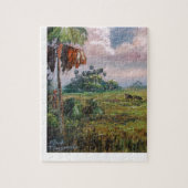 Wilde Boar Hunting Legpuzzel (Verticaal)