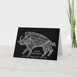 Wilde Boar met looppas Kaart
