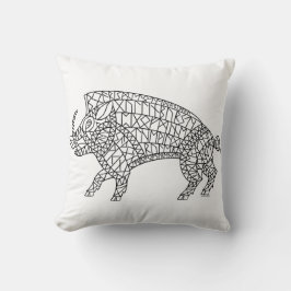 Wilde Boar met looppas Kussen