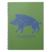 Wilde Boar met looppas Notitieboek (Voorkant)