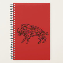 Wilde Boar met looppas Planner