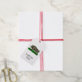  Wilde Boar Tekening BW #3C Cadeaulabel (Met Touw)