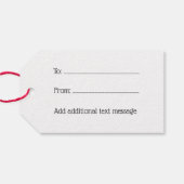  Wilde Boar Tekening BW #3C Cadeaulabel (Achterkant Horizontaal)