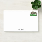  Wilde Boar Tekening BW #3C Post-it® Notes (Kantoor)