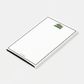 Wilde Boar Tekening BW #3C Post-it® Notes (Schuin)