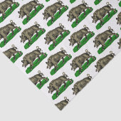  Wilde Boar Tekening BW #3C Tissuepapier (Detail)