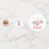 Wilde | Boho Natuur thema eerste verjaardagsfeestj Confetti (Voorkanten)