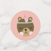 Wilde | Boho Natuur thema eerste verjaardagsfeestj Confetti (Kleine voorkant)