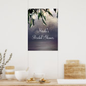 Wilde bomen wekken en Mason Jar Lights Banner Poster (Keuken)