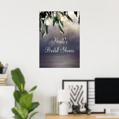 Wilde bomen wekken en Mason Jar Lights Banner Poster (Thuiskantoor)