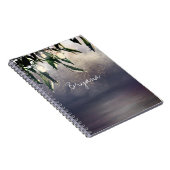 Wilde bomen wekken en Mason Jar Lights Elegant Notitieboek (Rechterzijde)