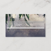 Wilde bomen wekken en Mason Jar Lights Elegant Visitekaartje (Achterkant)