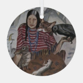 Wilde bondgenoten glas ornament (Achterkant)