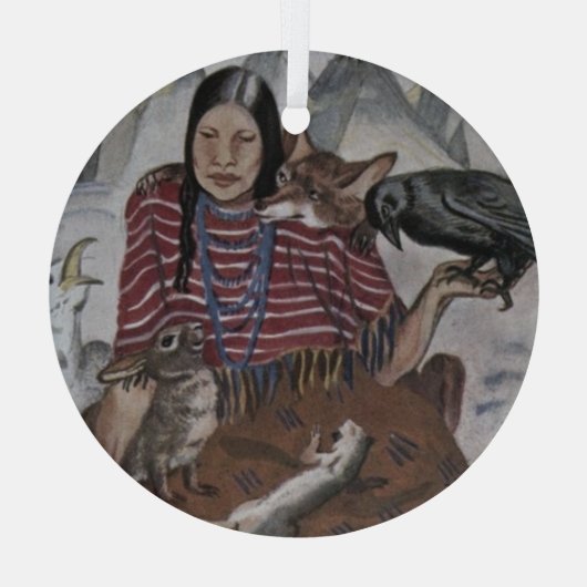 Wilde bondgenoten glas ornament (Achterkant)