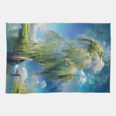 Wilde boom aan de hemel Abstract Theedoek (Horizontaal)