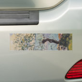 Wilde boom bij het meer (Zwitsers landschap) Bumpersticker (Op auto)