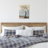 Wilde boom bij het meer (Zwitsers landschap) Canvas Afdruk (Insitu (Slaapkamer))