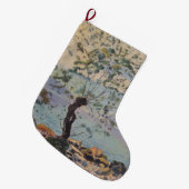 Wilde boom bij het meer (Zwitsers landschap) Grote Kerstsok (Voorkant (Hangend))