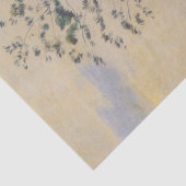 Wilde boom bij het meer (Zwitsers landschap) Tissuepapier (Detail)