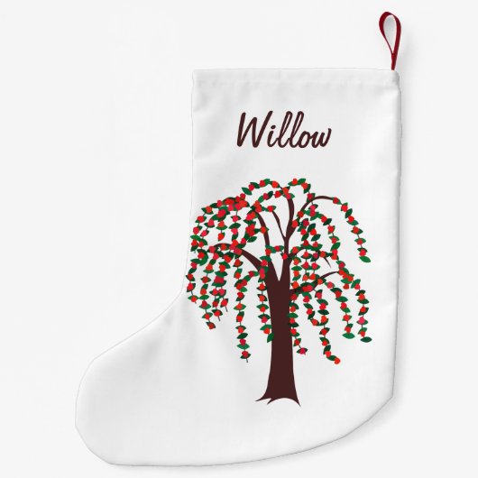 Wilde boom met hart -  kleine kerstsok (Achterkant)