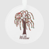Wilde boom met hart -  ornament (achterkant)