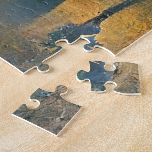 Wilde boom van de toekomst bij zonsondergang legpuzzel (Zijkant)