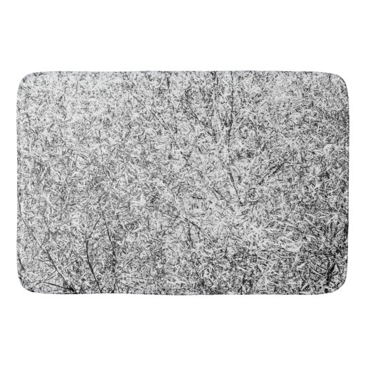 Wilde boombladeren. Abstracte Natuur Badmat (Voorkant)