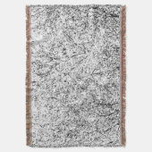 Wilde boombladeren. Abstracte Natuur Deken (Voorkant Verticaal)