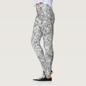 Wilde boombladeren. Abstracte Natuur Leggings (Links)