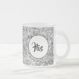 Wilde boombladeren. Abstracte Natuur Matglas Koffiemok